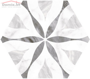 Керамогранит Equipe Ceramicas Bardiglio Hexagon Flower (17,5х20) арт. VEN023772